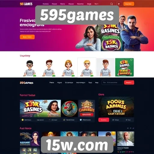 Evolução de design do site 595games nas últimas versões